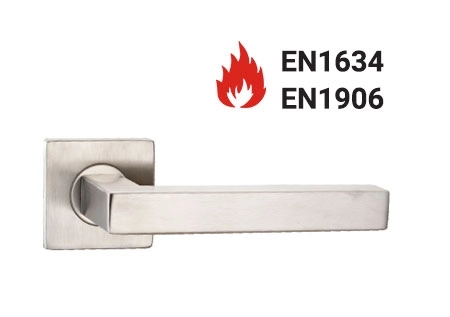 KPH-LHE-C3-005 EN1906 Category 3 hollow stainless steel lever handle for commercial doors