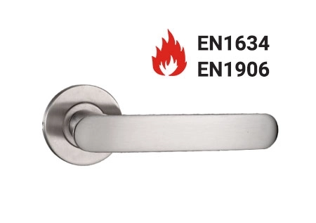 KPH-LHE-C3-006 EN1906 Category 3 solid stainless steel lever handle for commercial doors