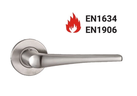 KPH-LHE-C3-007 EN1906 Category 3 solid stainless steel lever handle for commercial doors