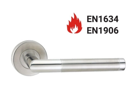 KPH-LHE-C3-010 EN1906 Category 3 solid stainless steel lever handle for commercial doors