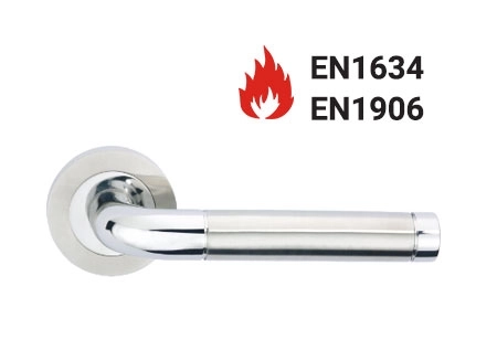 KPH-LHE-C3-011 EN1906 Category 3 solid stainless steel lever handle for commercial doors