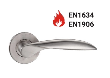 KPH-LHE-C3-012 EN1906 Category 3 solid stainless steel lever handle for commercial doors