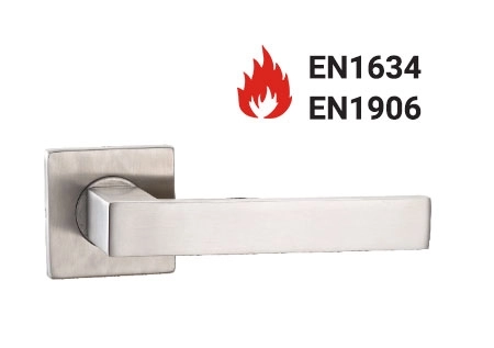 KPH-LHE-C3-014 EN1906 Category 3 solid stainless steel lever handle for commercial doors