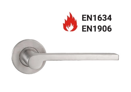 KPH-LHE-C3-015 EN1906 Category 3 solid stainless steel lever handle for commercial doors