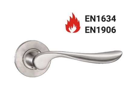 KPH-LHE-C3-017 EN1906 Category 3 solid stainless steel lever handle for commercial doors