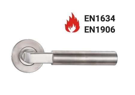 KPH-LHE-C3-018 EN1906 Category 3 solid stainless steel lever handle for commercial doors