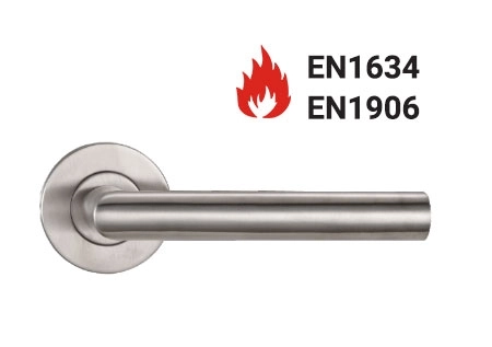 KPH-LHE-C4-002 EN1906 Category 4 hollow stainless steel lever handle for commercial doors