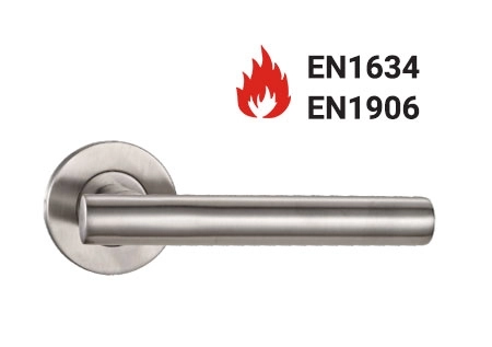 KPH-LHE-C4-003 EN1906 Category 4 hollow stainless steel lever handle for commercial doors