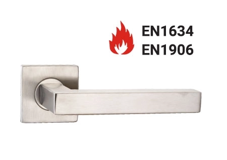KPH-LHE-C4-005 EN1906 Category 4 hollow stainless steel lever handle for commercial doors