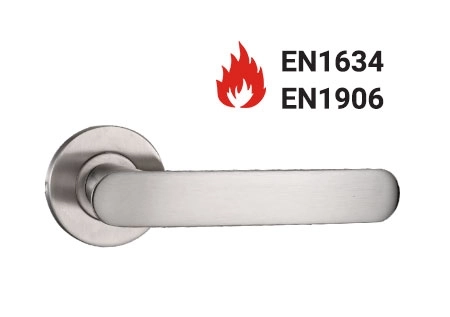 KPH-LHE-C4-006 EN1906 Category 4 solid stainless steel lever handle for commercial doors