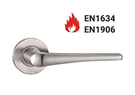 KPH-LHE-C4-007 EN1906 Category 4 solid stainless steel lever handle for commercial doors