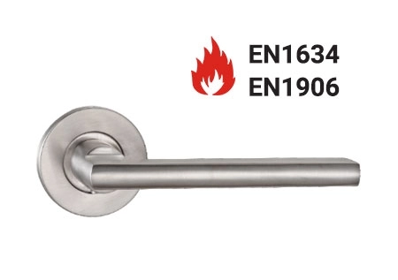 KPH-LHE-C4-008 EN1906 Category 4 solid stainless steel lever handle for commercial doors