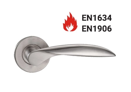 KPH-LHE-C4-009 EN1906 Category 4 solid stainless steel lever handle for commercial doors