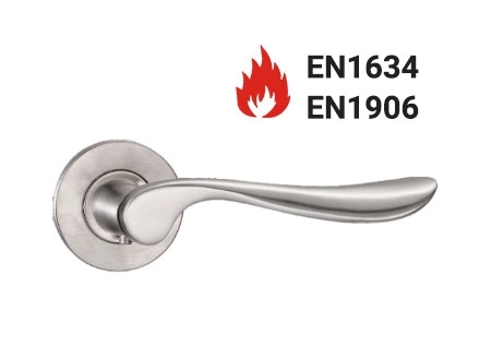KPH-LHE-C4-013 EN1906 Category 4 solid stainless steel lever handle for commercial doors