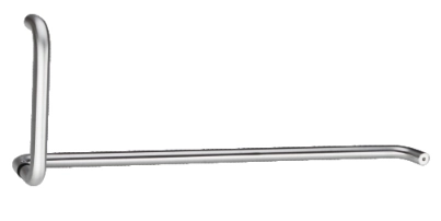 KPH-PHH-F001 flat modern hollow stainless steel pull handle for commercial architectural doors