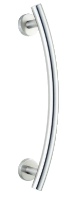 KPH-PHH-F002 flat modern hollow stainless steel pull handle for commercial architectural doors