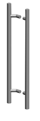 KPH-PHH-R011 round tubular stainless steel pull handle for commercial architectural doors
