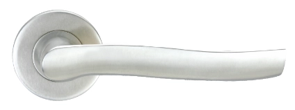 KPH-LHS-D020 Rococo solid stainless steel lever handle for architectural door hardware