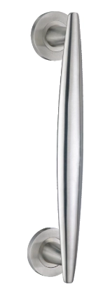 KPH-PHS-D002 tapered spindle stainless steel solid pull handle with round roses