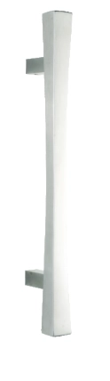 KPH-PHS-D005 tapered flat designer stainless steel solid pull handle with square posts