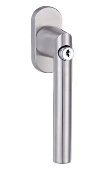 KPH-WH-C003 stainless steel window handle with cylinder for architectural windows